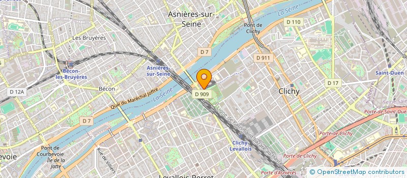 localisation de l'entreprise MONSIEUR ALEXANDRE TACHAS  CLICHY