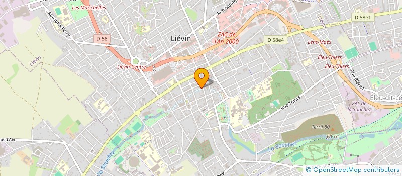 localisation de l'entreprise MONSIEUR ALEXANDRE TADJINE  LIEVIN