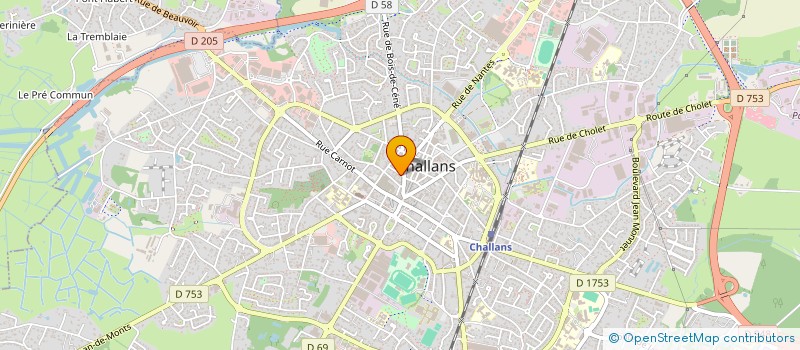 localisation de l'entreprise MONSIEUR ALEXANDRE TAFFIN à CHALLANS