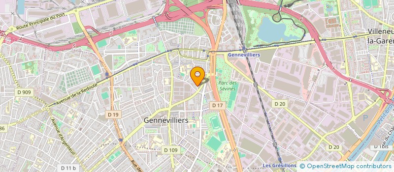 localisation de l'entreprise MONSIEUR ALEXANDRE TAGNON à GENNEVILLIERS