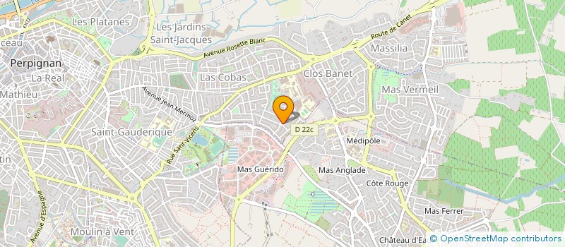 localisation de l'entreprise MONSIEUR ALEXANDRE TAIBI  PERPIGNAN