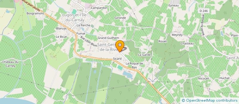 localisation de l'entreprise MONSIEUR ALEXANDRE TAILLEE  SAINT-GERMAIN-DE-LA-RIVIERE