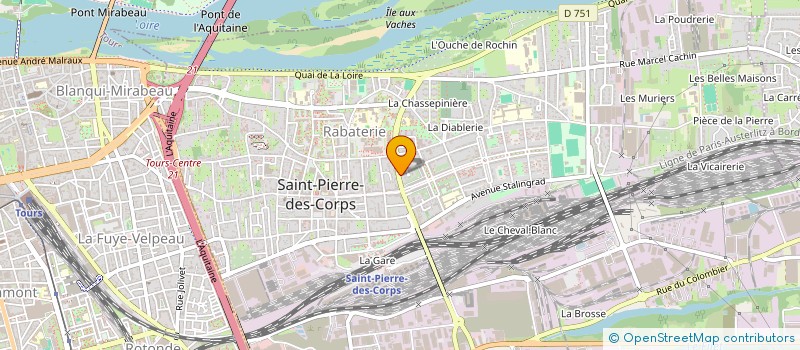 localisation de l'entreprise MONSIEUR ALEXANDRE TAILLEPIED  SAINT-PIERRE-DES-CORPS