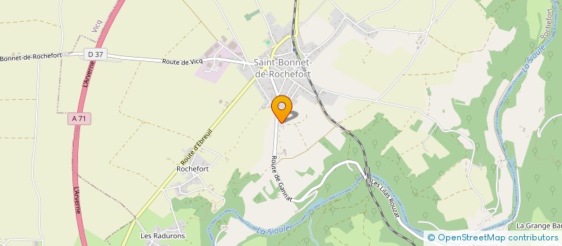 localisation de l'entreprise MONSIEUR ALEXANDRE TAIN  SAINT-BONNET-DE-ROCHEFORT