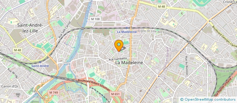 localisation de l'entreprise MONSIEUR ALEXANDRE TALLEUX à LA MADELEINE