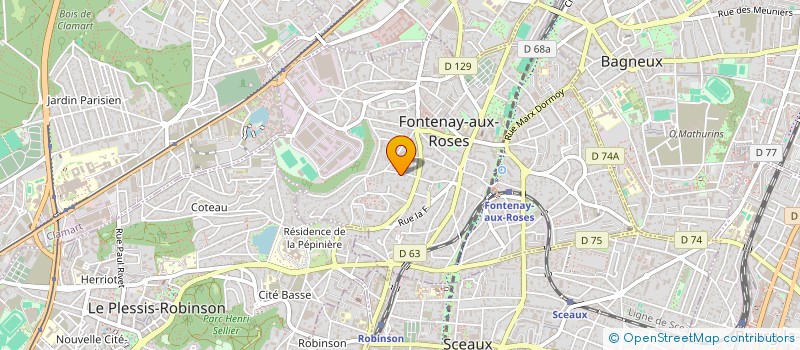 localisation de l'entreprise MONSIEUR ALEXANDRE TALMOUDI à FONTENAY AUX ROSES