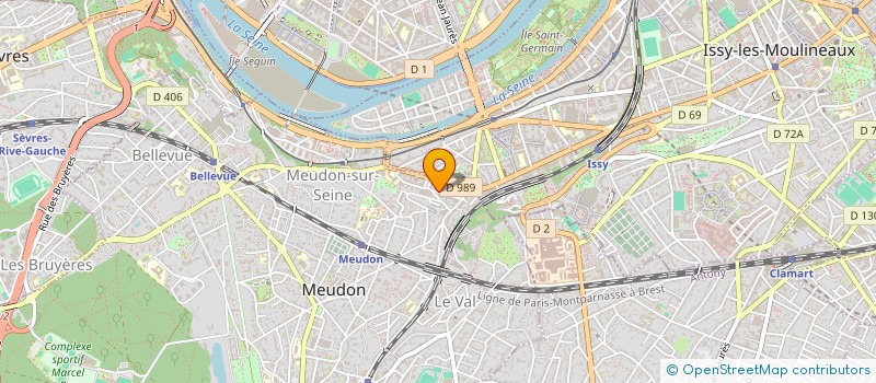 localisation de l'entreprise MONSIEUR ALEXANDRE TANGUY à MEUDON
