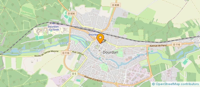 localisation de l'entreprise MONSIEUR ALEXANDRE TANGUY à DOURDAN