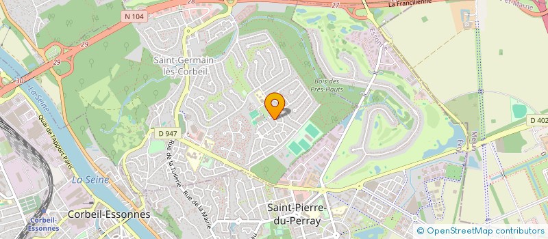 localisation de l'entreprise MONSIEUR ALEXANDRE TANGUY QUINTRIE LAMOTHE  SAINT-GERMAIN-LES-CORBEIL