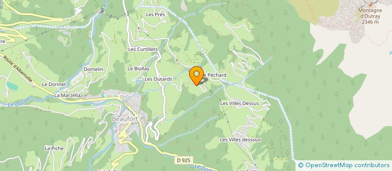 localisation de l'entreprise MONSIEUR ALEXANDRE TASSION à BEAUFORT