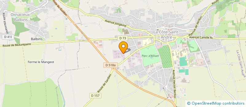 localisation de l'entreprise MONSIEUR ALEXANDRE TAVIOT à GRENOBLE