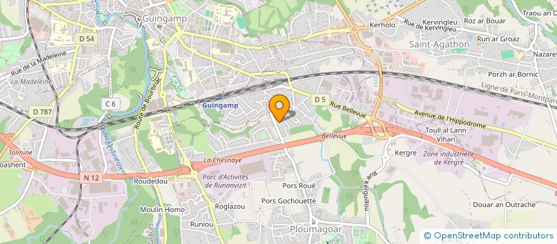 localisation de l'entreprise MONSIEUR ALEXANDRE TCHERNOMOROFF  SQUIFFIEC