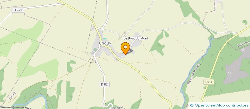 localisation de l'entreprise MONSIEUR ALEXANDRE TEISSEDRE  CHOUY