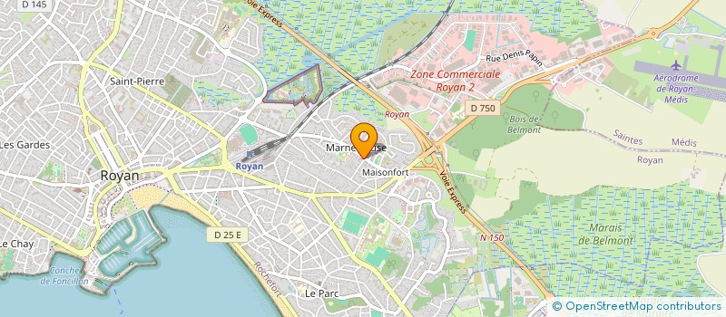 localisation de l'entreprise MONSIEUR ALEXANDRE TEIXEIRA ALVES  ROYAN