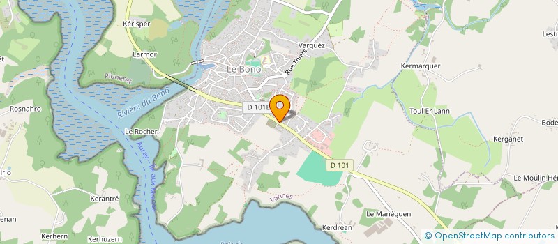 localisation de l'entreprise MONSIEUR ALEXANDRE TELLIER  LE BONO