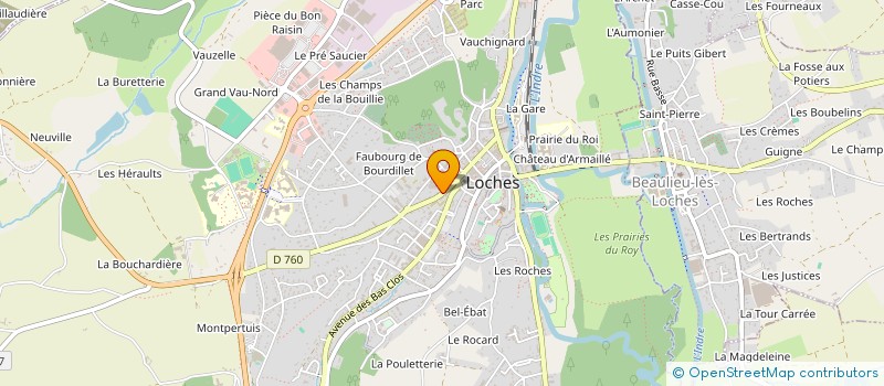 localisation de l'entreprise MONSIEUR ALEXANDRE TELLIER à LOCHES
