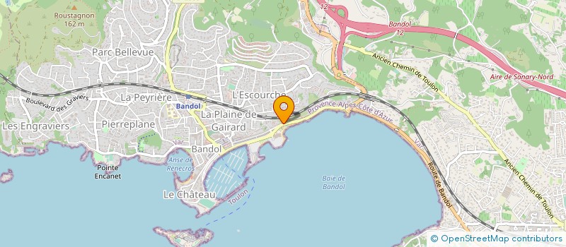 localisation de l'entreprise MONSIEUR ALEXANDRE TEMPRA à BANDOL
