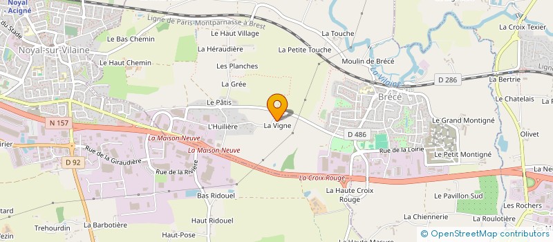 localisation de l'entreprise MONSIEUR ALEXANDRE TERSEUL  BRECE