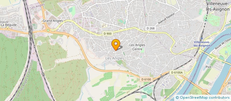 localisation de l'entreprise MONSIEUR ALEXANDRE TESTE  LES ANGLES