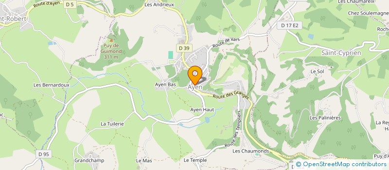 localisation de l'entreprise MONSIEUR ALEXANDRE TEUF  AYEN