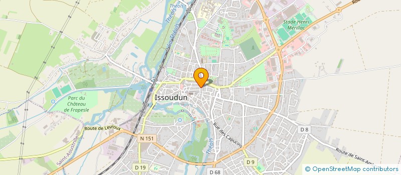 localisation de l'entreprise MONSIEUR ALEXANDRE THALMANN à ISSOUDUN