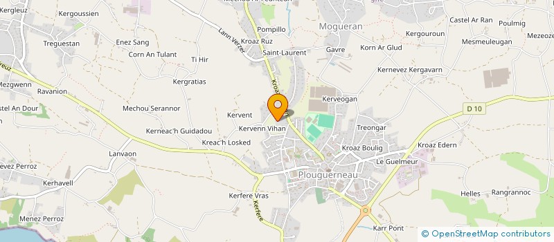 localisation de l'entreprise MONSIEUR ALEXANDRE THENOT  PLOUGUERNEAU