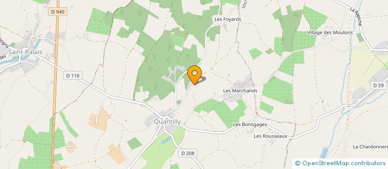 localisation de l'entreprise MONSIEUR ALEXANDRE THEPIN  QUANTILLY