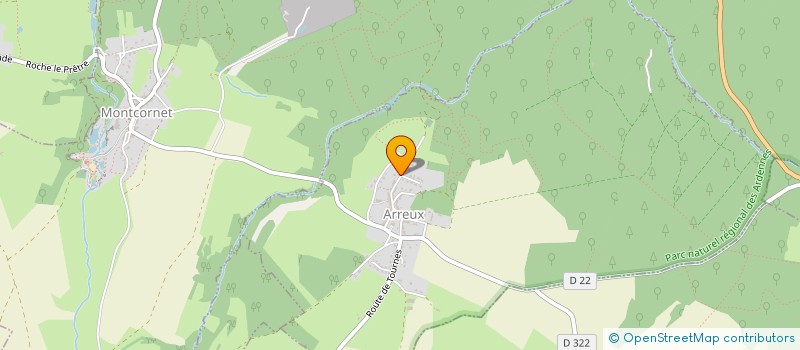 localisation de l'entreprise MONSIEUR ALEXANDRE THEVENIAU  ARREUX