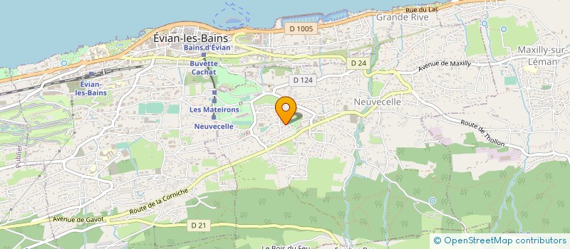 localisation de l'entreprise MONSIEUR ALEXANDRE THEVENOT  NEUVECELLE