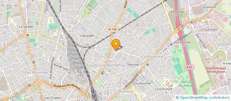 localisation de l'entreprise MONSIEUR ALEXANDRE THIERRY à TOULOUSE
