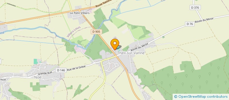 localisation de l'entreprise MONSIEUR ALEXANDRE THILLOU  LES VALLEES DE LA VANNE