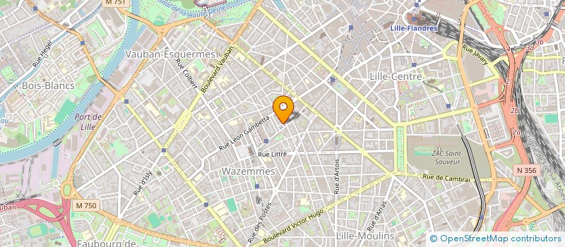 localisation de l'entreprise MONSIEUR ALEXANDRE THINEY à LILLE