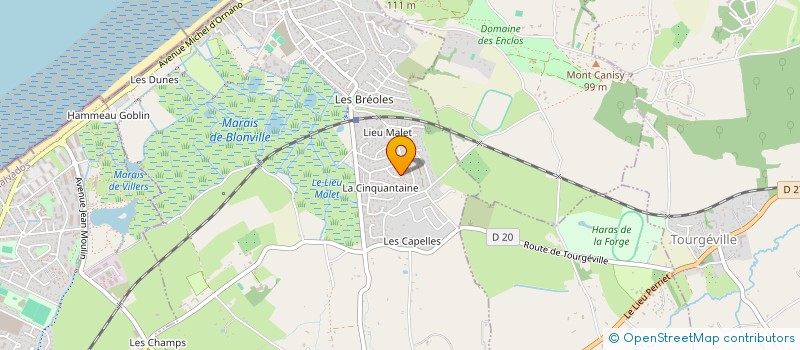 localisation de l'entreprise MONSIEUR ALEXANDRE THIOLLET  BLONVILLE-SUR-MER