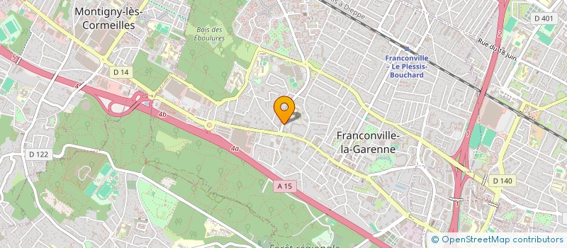 localisation de l'entreprise MONSIEUR ALEXANDRE THIRION  FRANCONVILLE