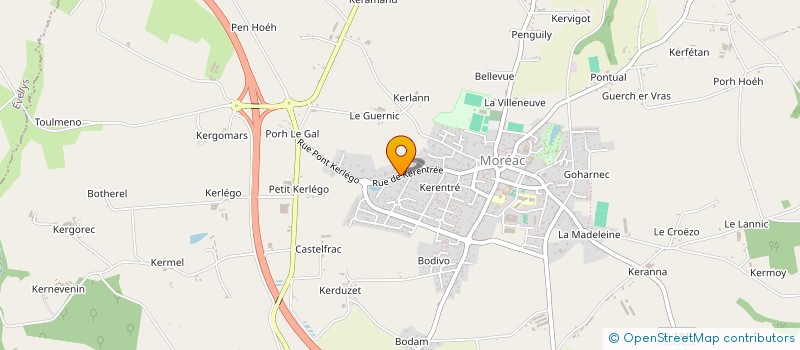 localisation de l'entreprise MONSIEUR ALEXANDRE THIRION  MOREAC