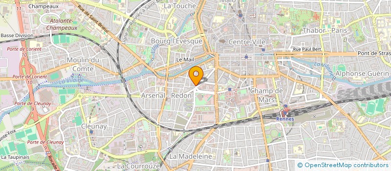 localisation de l'entreprise MONSIEUR ALEXANDRE THOMAS  RENNES