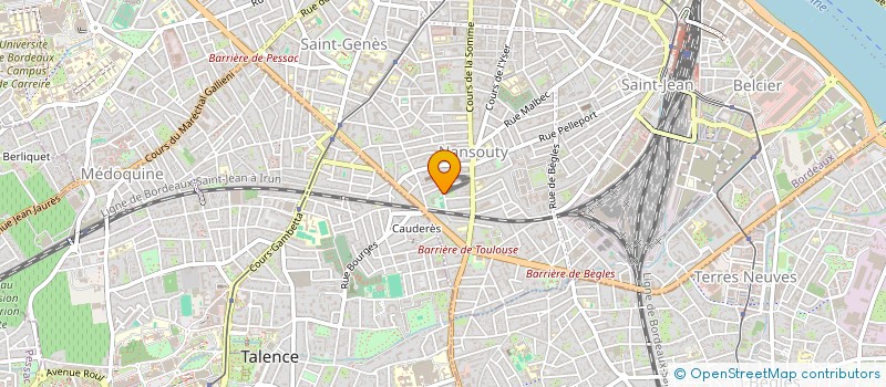 localisation de l'entreprise MONSIEUR ALEXANDRE THOMAS  BORDEAUX