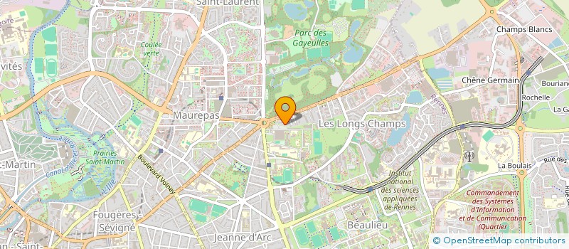 localisation de l'entreprise MONSIEUR ALEXANDRE THOMAS  RENNES