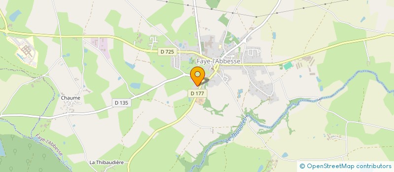 localisation de l'entreprise MONSIEUR ALEXANDRE THOMAS à FAYE-L'ABBESSE