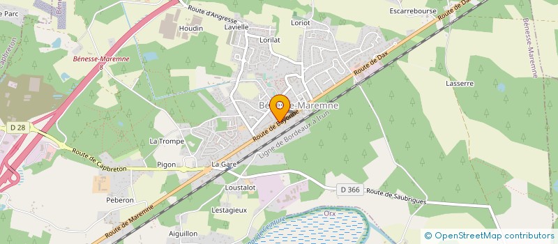 localisation de l'entreprise MONSIEUR ALEXANDRE THOMAS à BENESSE-MAREMNE