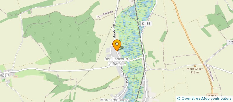 localisation de l'entreprise MONSIEUR ALEXANDRE THOMAS  BOUILLANCOURT-LA-BATAILLE