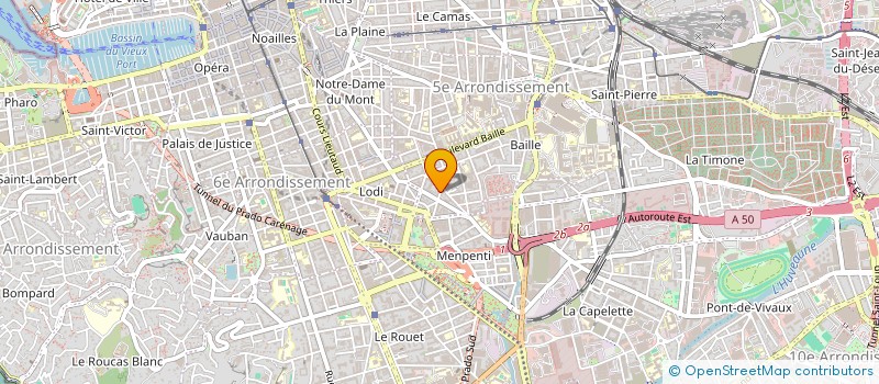 localisation de l'entreprise MONSIEUR ALEXANDRE THOMASSON  MARSEILLE
