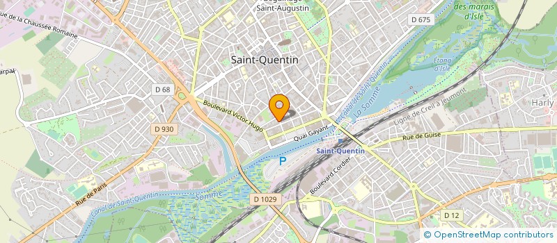 localisation de l'entreprise MONSIEUR ALEXANDRE THORANINTH à SAINT-QUENTIN