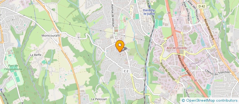 localisation de l'entreprise MONSIEUR ALEXANDRE THUIZAT  DARDILLY