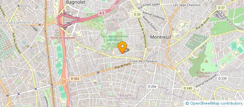 localisation de l'entreprise MONSIEUR ALEXANDRE TILIACOS  MONTREUIL