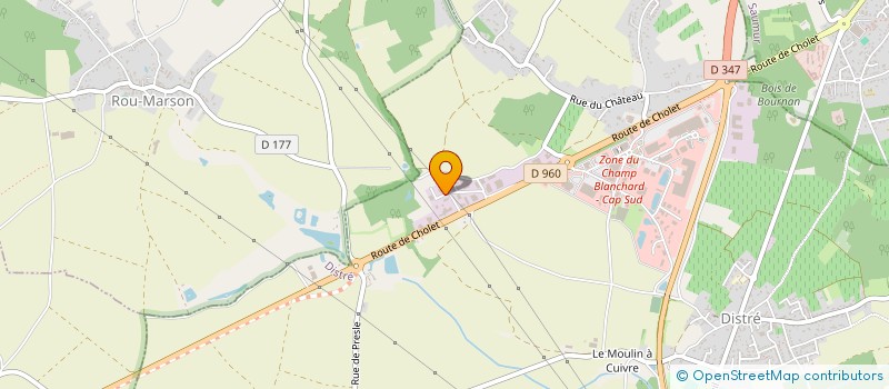 localisation de l'entreprise MONSIEUR ALEXANDRE TINTEN  DISTRE