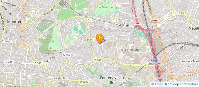localisation de l'entreprise MONSIEUR ALEXANDRE TISSOT à FONTENAY-SOUS-BOIS