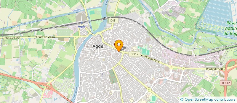 localisation de l'entreprise MONSIEUR ALEXANDRE TOPOLJSKI à AGDE