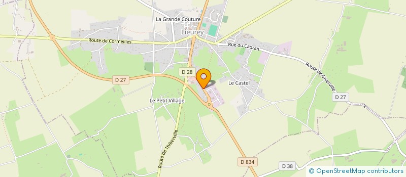 localisation de l'entreprise MONSIEUR ALEXANDRE TORRENT  LIEUREY