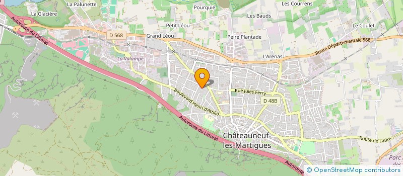 localisation de l'entreprise MONSIEUR ALEXANDRE TORRES à CHATEAUNEUF-LES-MARTIGUES